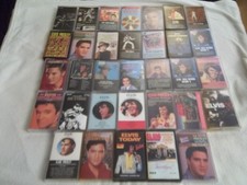 LOT OF 33 Elvis Presley CASSETTE TAPES EXCELLENT CONDITION