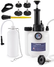 3L Brake Fluid Bleeder Kit w/ 1L Catch Bottle, Pressure Brake Bleeding Tool, ...