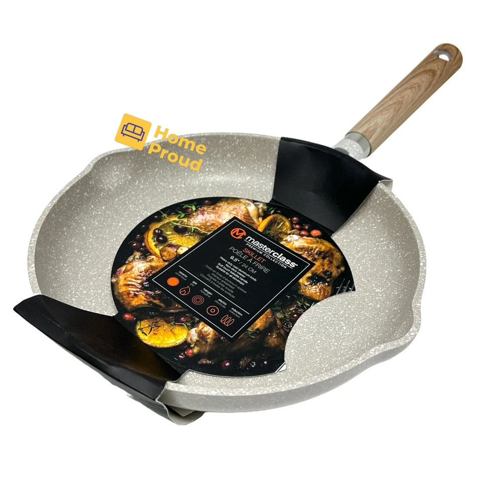 Sartén antiadherente Masterclass de 9,5 pulgadas colección de utensilios de cocina premium Foto 4 de 4