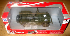 New Ray 1:32 Military Mission Diecast JEEP WILLYS Pullback CITY CRUISER MIB
