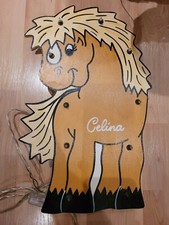 Wandlampe Pferdelampe  Lampe Kinderzimmer mit Namen Celina