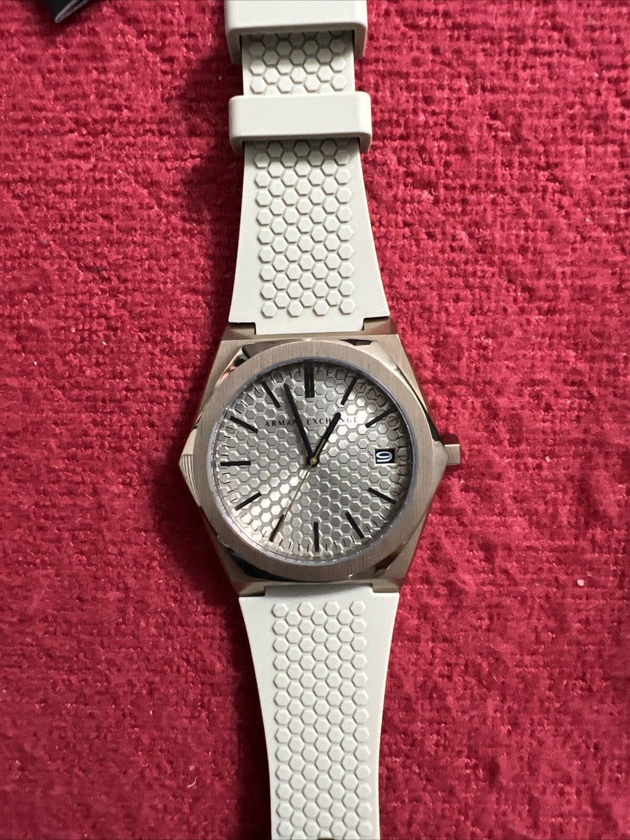 Armani Exchange Analog Quartz Silicone Strap Men Watch AX2813 | eBay