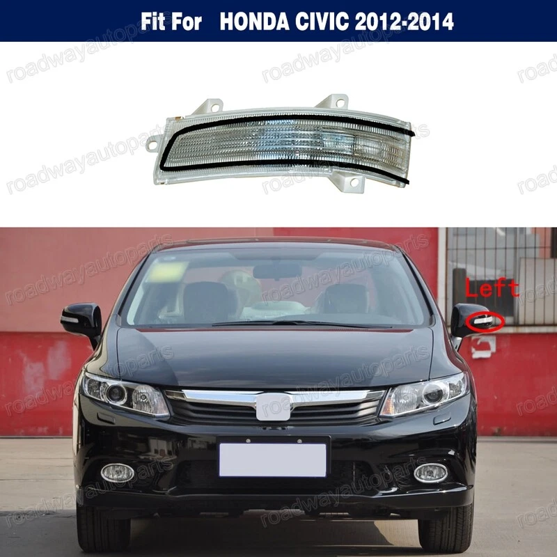 Luz LED de luz de señal de giro del espejo retrovisor lateral izquierdo para HONDA CIVIC 2012-2014 Foto 4 de 4