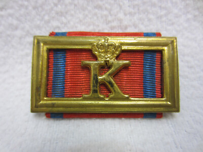 Medal - Württemberg, Landwehr service award, buckle 1879 - ''King Karl''