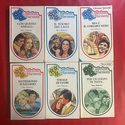 Mary WIBBERLEY Lot 6 Bücher Harmony SCHWARZE KORSAR + DIESER RING + SCHATZ SEE