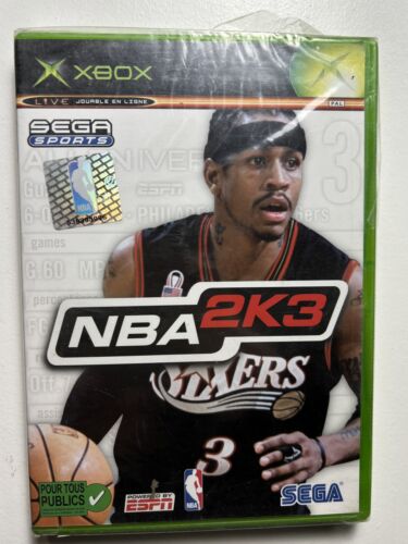 jeu xbox 1 ère génération neuf blister nba 2k3 2003 sega basket-ball 3 - Zdjęcie 1 z 3