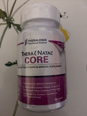 TheraNatal Core Preconception Prenatal Vitamin 90 Day Supply Prenatal 6/24