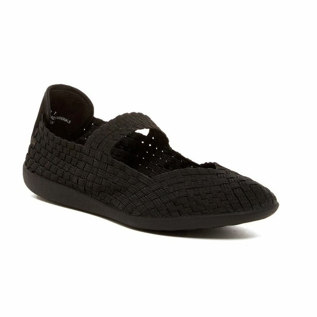 steven by steve madden caspar woven mary jane flat