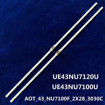 LED Bar (2) for AOT_43_NU7100 UE43NU7120U UE43NU7170U UE43NU7100U UN43NU6950