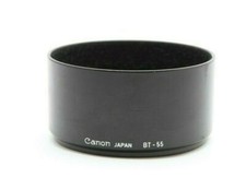 Canon BT-55 Hood FD 85mm F1.8, FD 100mm F2.8, FD 135mm F3.5 Breech Lock H1103