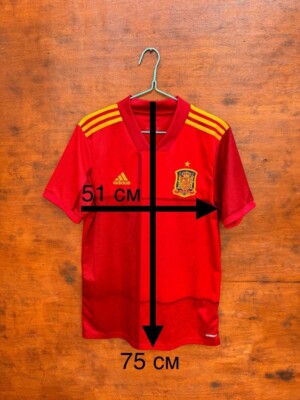 SPAIN NATIONAL TEAM 2020/2022 HOME FOOTBALL SHIRT JERSEY ADIDAS