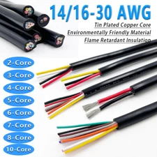 UL2464 Multi-Core Power Wire 16-30 AWG PVC Signal Control LED Cable 2-10 Cores