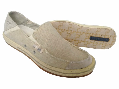 skechers beige memory foam