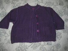 LIQUIDATION TOTALE STOCK/GILET LAINE 100% Bio BB REBORN/POUPEE/POUPON /BAIGNEUR 