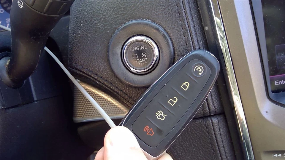 Conjunto de botón pulsador montado en el tablero del interruptor de encendido se adapta a 11-15 MKX 719356 Foto 2 de 4