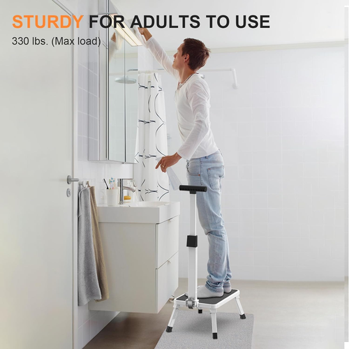 Step Stools for Adults, Foldable Step Stool with Handle for Elderly Seniors Step - Picture 5 of 12