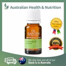 OIL GARDEN REFRESH & RENEW ESSENTIAL OIL 12ML + FREE SHIPPING