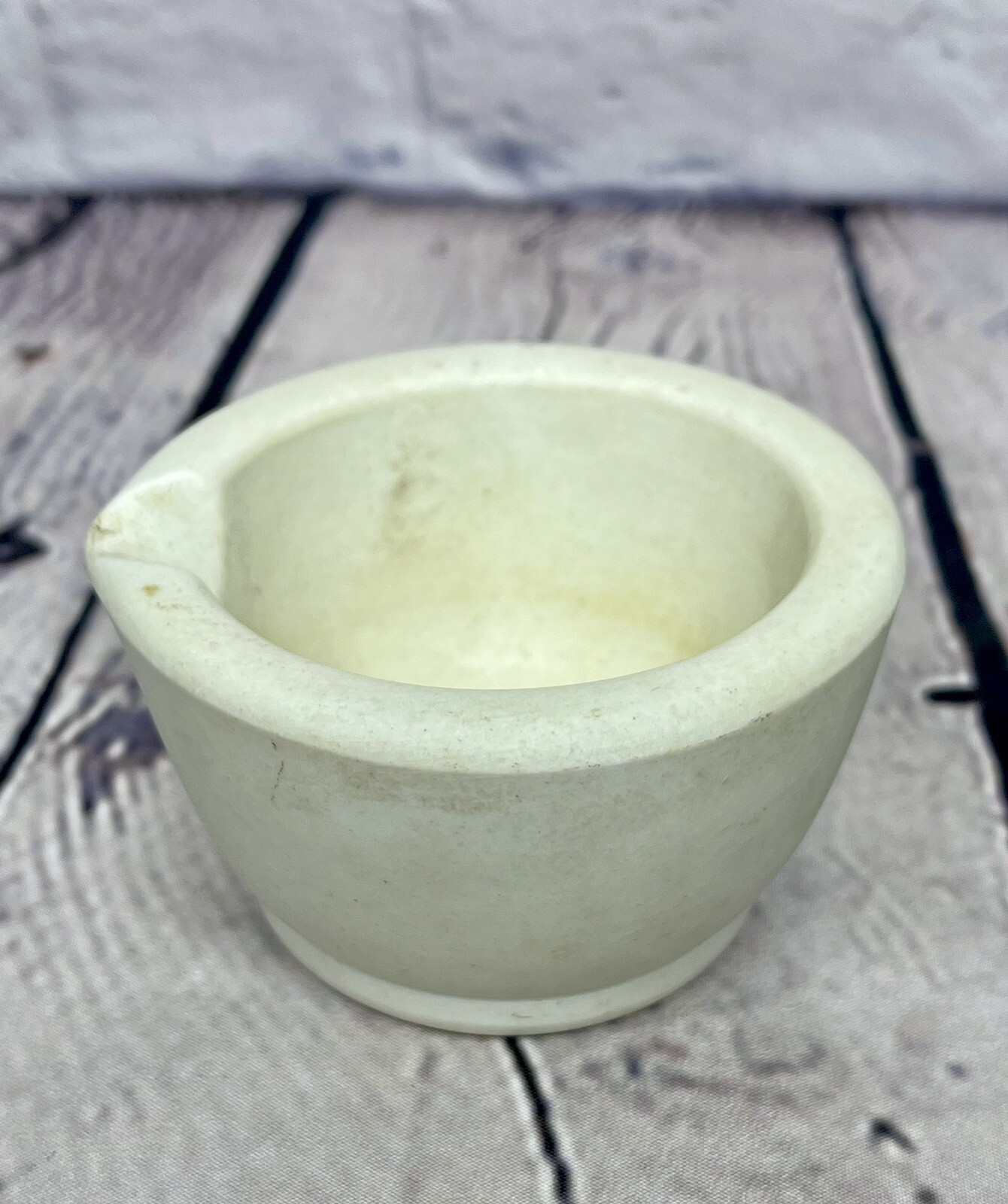 Antique Thomas Maddock Mortar 3 Pestle 5" Stoneware Acid Proof