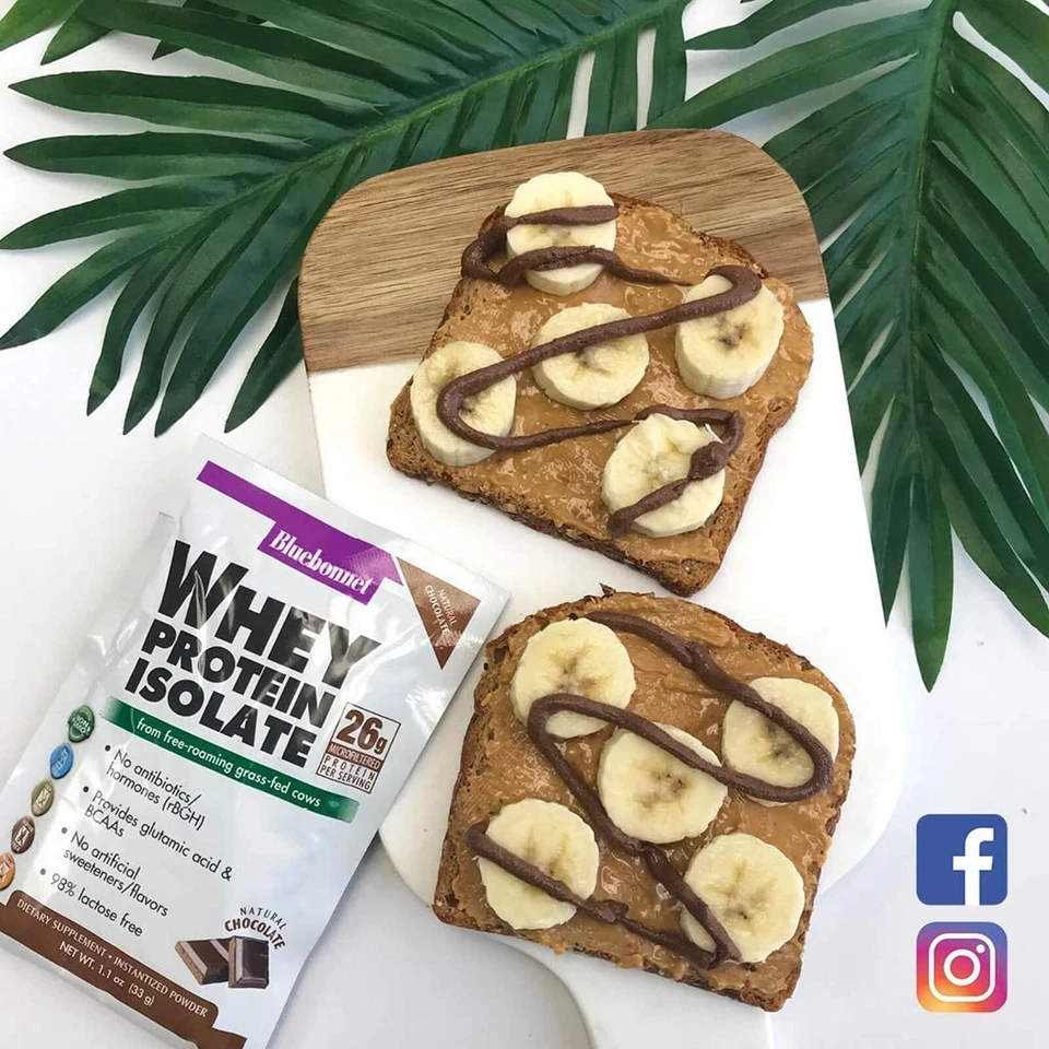 Polvo aislado de proteína de suero Bluebonnet vainilla francesa 2 libras Foto 3 de 4