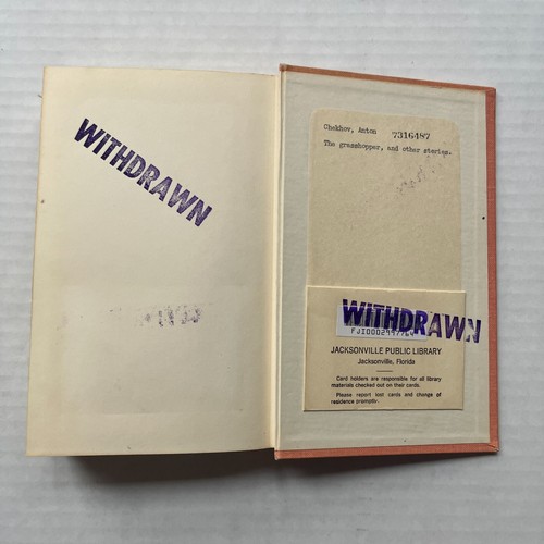Anton Chekhov Book Grasshopper And Other Stories Tales Hardback 1972 READ - Picture 10 of 13