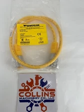 Turck RSV RKV 493-0.8M U-06381 Double-Ended Cable Cordset 4-Pin 7/8"-16 UN 8M