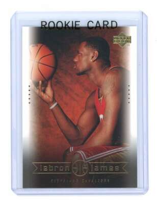 2003 Upper Deck #17 On the Air Lebron James Cavaliers NBA Rookie
