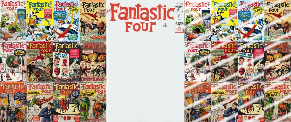 マーベル ファクトファイル ファンタスティック4 全巻セット marvel 図鑑 MARVEL FACSIMILE KEYS FANTASTIC FOUR 1-12 Ship NOW Reg FOil Dr
