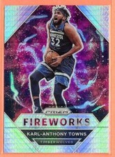 2020-21 PANINI PRIZM FIREWORKS HYPER PRIZM KARL-ANTHONY TOWNS!!