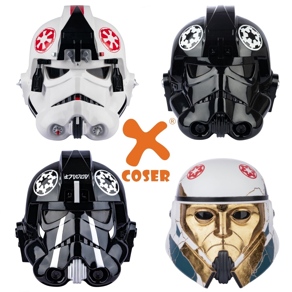 Xcoser 1:1 Star Wars Helmet AT-AT Driver Captain Enoch Tie