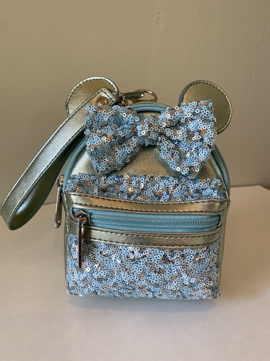 Disney Parks Loungefly Minnie Mouse Baby Blue Aqua Teal  display picture 3