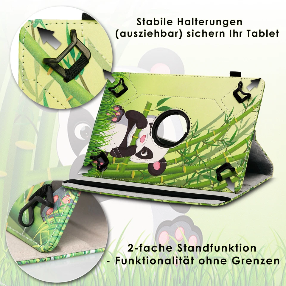 Tablet Hülle für Acer Iconia Tab A10 A11 Schutzhülle Tasche 360 Grad Drehbar - Bild 3 von 4