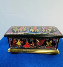 ARDLEIGH ELLIOTT & SONS RUSSIAN NUTCRACKER MUSIC TRINKET BOX Numbered Vtg 1991