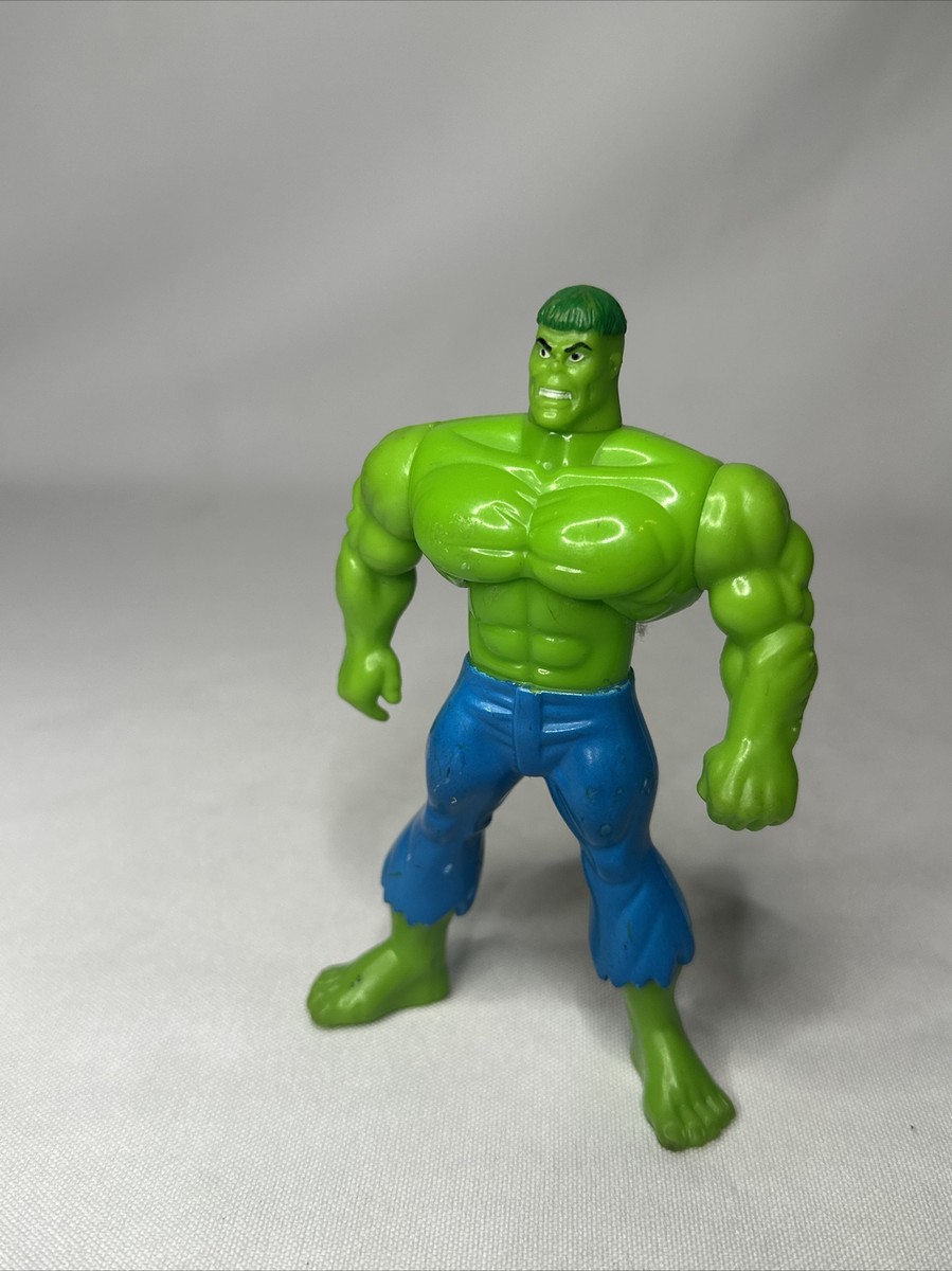 Vintage Marvel Comics The Incredible Hulk Action Figure Toy 4.5
