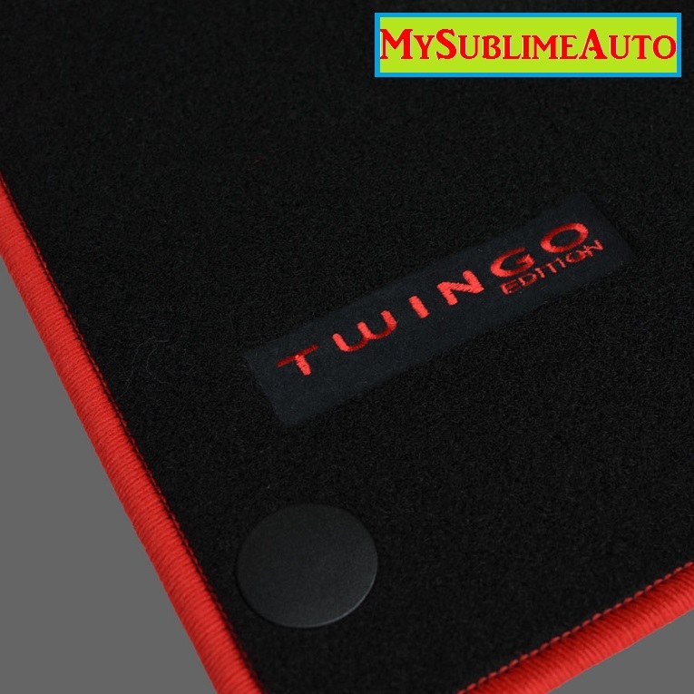 Tapis de sol Renault Twingo 3 III velours édition haut de gamme sur mesure