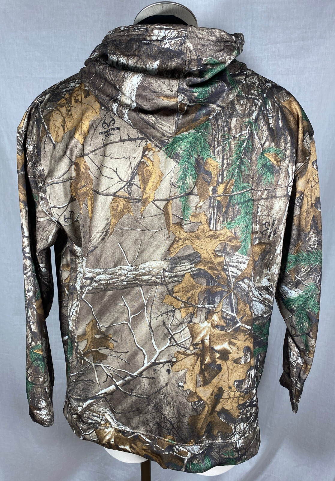 Realtree camo hoodie with the American flag size XL … Gem