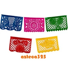 Mexican Fiesta Multi-Color Party Flags Banner 