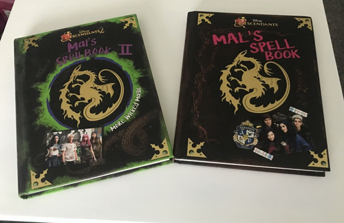 Disney Descendants: Mal's Spell Book & II More Wicked Spells PB NEW | eBay