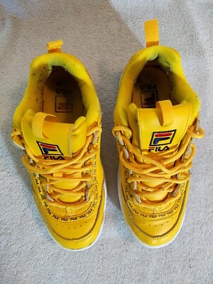 No.867 FILA スモーキーYELLOWのプリーツ☆新品☆XL☆ s-l400.jpg