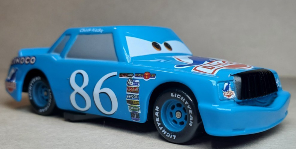Disney Pixar Cars Dinoco Blue Chick Hicks #86 Piston Cup Diecast 1