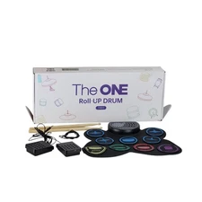 The ONE Electronic Drum Set 9 Pads Roll Up Drum Kit W/Free App in Box EXCELLENT
