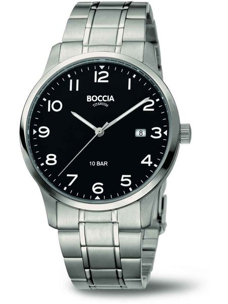 Boccia Titanium 3621-01 Herrenuhr Titan Silber-image