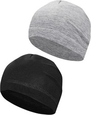 Cotton Skull Caps Lightweight Summer Beanie Hat Sleep Sleeping Slouchy Thin Hats