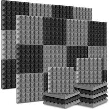 12-96 Pack 12 X 12 X 2" Acoustic Foam Wall Panels Soundproofing Tiles Studio USA
