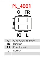1X AS-PL A6042 Generator FüR Honda