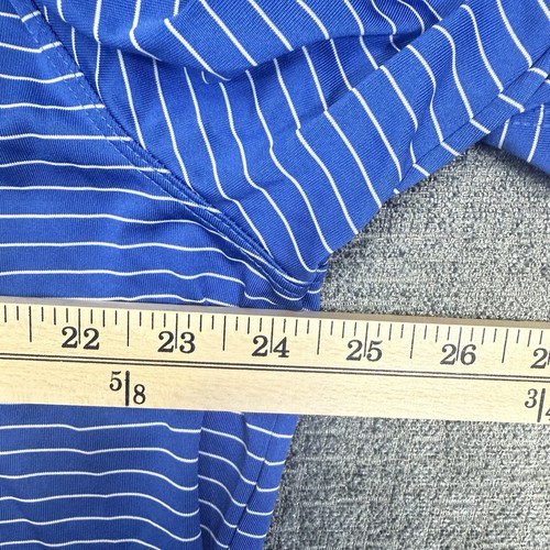 Creighton Bluejays Nike Golf Polo Shirt Mens XL Blue Striped Performance - Picture 6 of 7