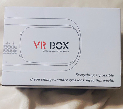 VR BOX Model VR BOX Smartphone VR Headset Virtual Reality Glasses, White
