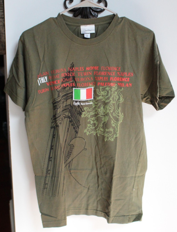WALT DISNEY WORLD EPCOT ITALY-SHIRT SZ: M