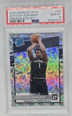 2020-21 Panini Donruss Optic - Rated Rookie Anthony Edwards #151 Prizm /249 (RC)