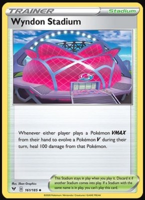 4x NM-Mint Wyndon Stadium - 161/185 - Uncommon Pokemon Vivid Voltage