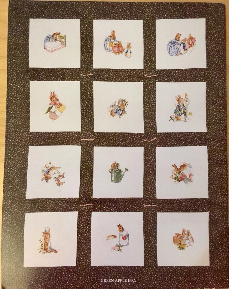 Tale of Peter Rabbit Cross Stitch Pattern Booklet from Green Apple Co. - Image 2 of 2